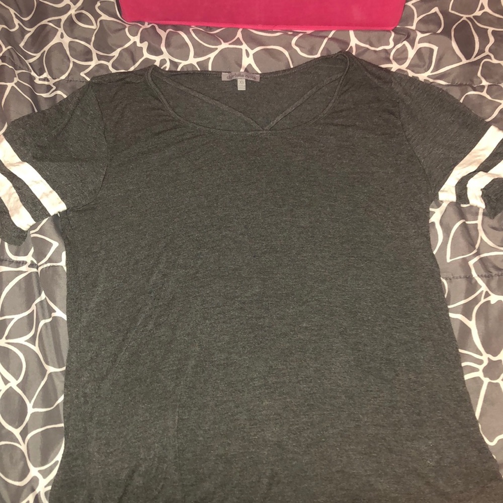 Grey T-shirt from Charlotte russe